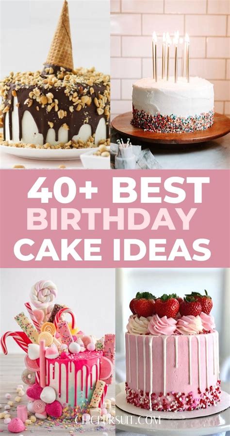 40 Unique Birthday Cake Ideas That Look And Taste Amazing 40th Birthday