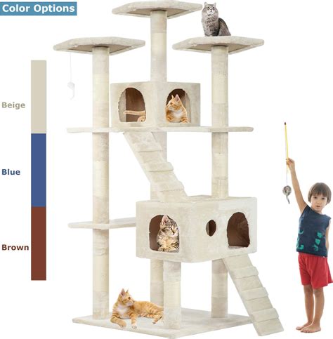 Top 10 Best Cat Tree For Large Cats Updated December 2020 Felinescare