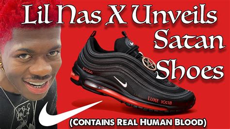 Rapper Lil Nas X Unveils Nike Satan Shoes Containing Human Blood Limited To Pairs