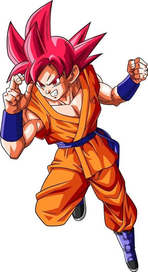 Super Saiyan God Goku Anime Dragon Ball Goku Anime Dragon Ball Super