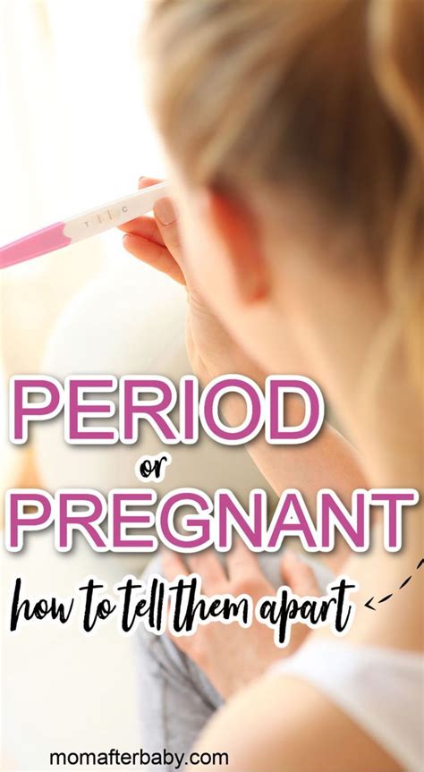 A Woman Is Holding A Toothbrush In Her Hand And Looking At It With The Words Period Or Pregnant