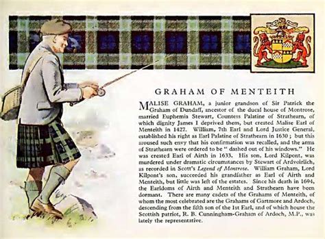 Clan Graham Their Castle And Information Scotland History Scottish