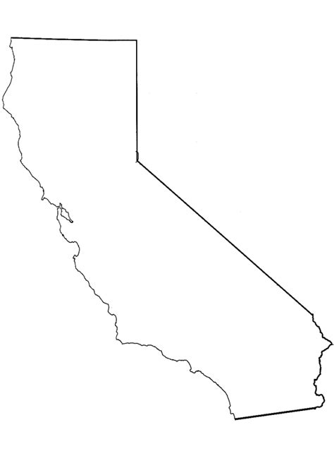 California State Silhouette Vector At Collection Of