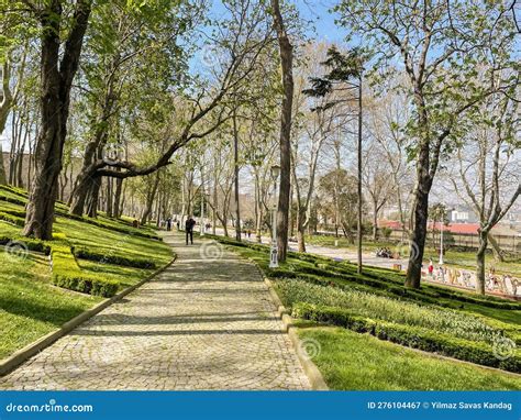 Gulhane Park Is A Historical Park Located In Istanbul Editorial