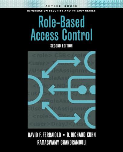 9781596931138 Role Based Access Control Second Edition Artech House