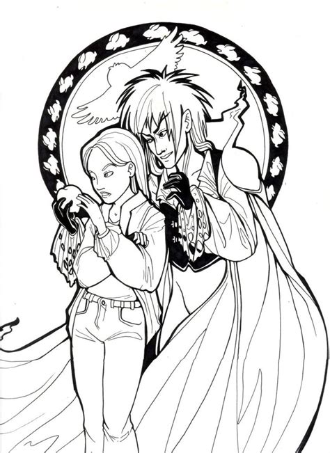 Jareth Anime Labyrinth Coloring Pages