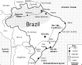 In brazil the natives were not numerous, so they were almost entirely killed by the diseases of the old world. Geography Quiz Worksheets - EnchantedLearning.com