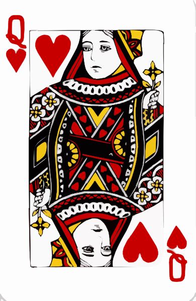 queen of hearts clip art at vector clip art online royalty free and public domain
