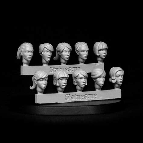 Heroic Scale Female Heads Small 2