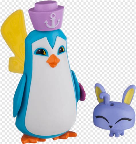 Cartoon Bunny Sir Penguin And Pet Bunny Hd Png Download 728x770