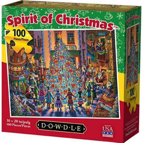 Dowdle Jigsaw Puzzle Spirit Of Christmas 100 Piece