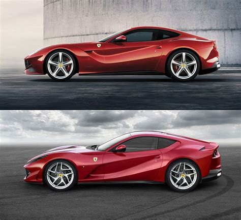 Vergelijking Ferrari F12berlinetta Vs 812 Superfast Autoblognl