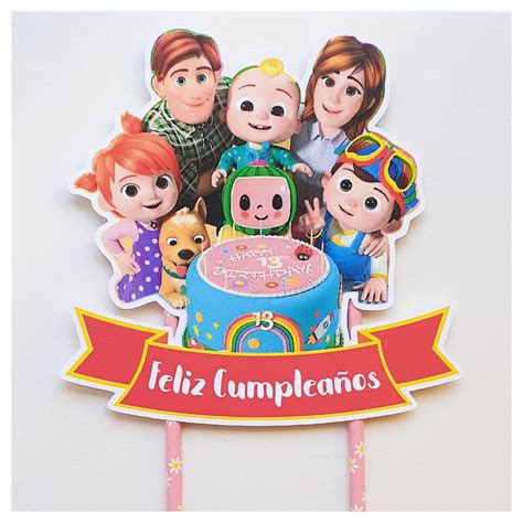 Exclusive coloring pages of excellent quality based on the popular cartoon from netflix. Cocomelon Party Printable Cake Topper Garland Cupcake ...