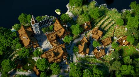 Knockz On Twitter Today I Made A World Render Of A Village With A