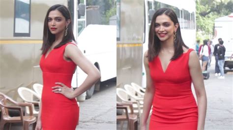 Deepika Padukone At Dance Plus To Promote Chhapaak Looks Beautiful In Orange Dress Shudh