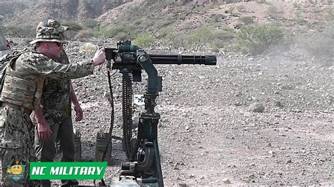 The Machine Gun Live Fire On The Ground M134gau 17 Minigun Youtube