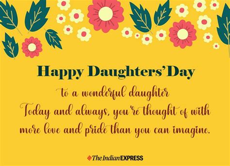 Happy Daughters Day 2020 Wishes Images Quotes Status Messages Greeting Cards Photos 