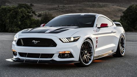 Download Car White Car Muscle Car Coupé Vehicle Ford Mustang Apollo