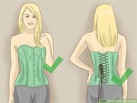 how to put on a corset 15 steps with pictures wikihow