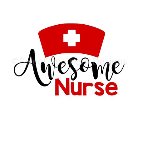 Awesome Nurse Svg Instant Download Design For Cricut Or