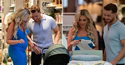 Pregnant Amy Hart And Partner Sam Rason All Smiles As They Shop For