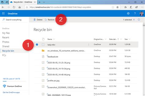 Onedrives Recycle Bin How To Recover Deleted Files Digital Citizen