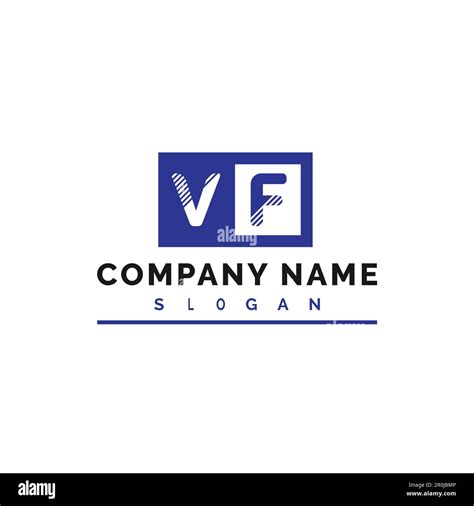 Vf Logo Design Vf Letter Logo Vector Illustration Vector Stock