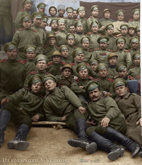 The First World In Color Russian Expeditionary Force In France