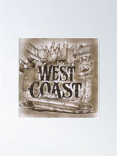 West Coast Poster For Sale By Stonybe Redbubble