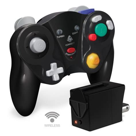 New Freepad Wireless Controller Black Nintendo Gamecube Wii For Sale
