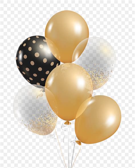 Golden Balloon Png Images Free Vectors Pngs Mockups And Backgrounds