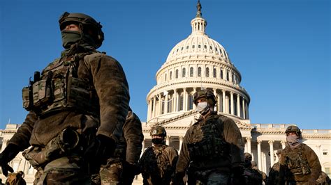 Armed National Guard Members Protect U.S. Capitol - The New York Times