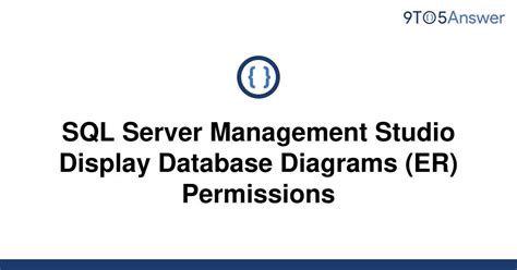 Solved SQL Server Management Studio Display Database 9to5Answer