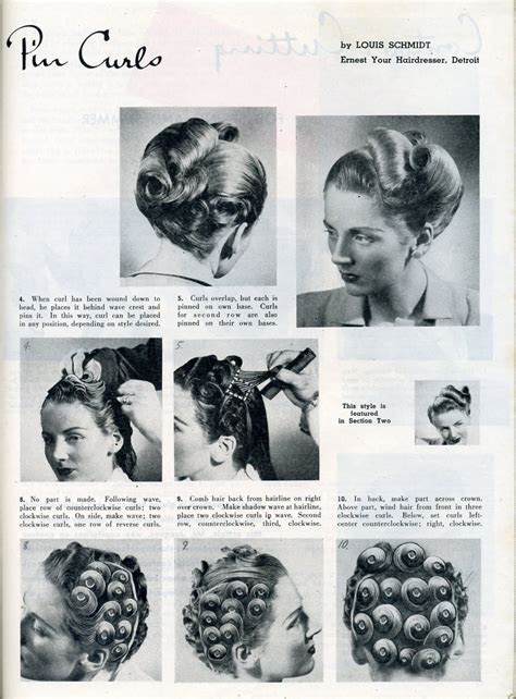 Beauty Is A Thing Of The Past Be Exact In Building Pin Curls