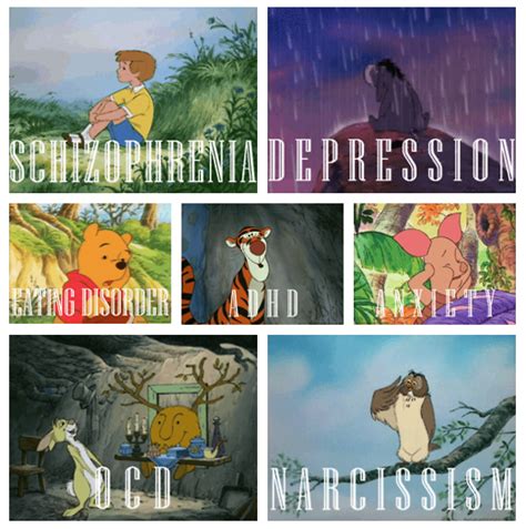 Winnie The Pooh Mental Disorders Right Out Of The Dsm Lol Winnie
