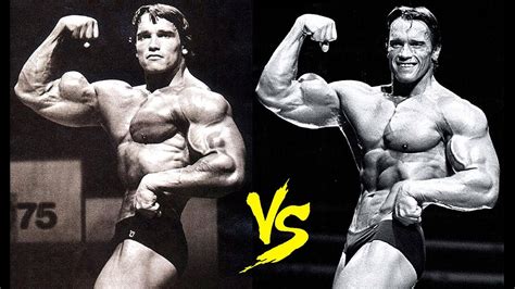 Arnold Schwarzenegger 1975 Mr Olympia Vs 1980 Mr Olympia The