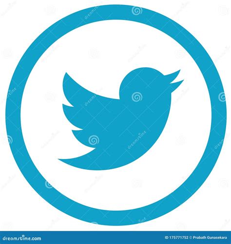Coloured Twitter Logo Icon Editorial Photography Illustration Of Logo