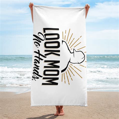 Look Mom No Hands Beach Towel Look Mom No Hands® The Story Of Ryan Hudson Peralta