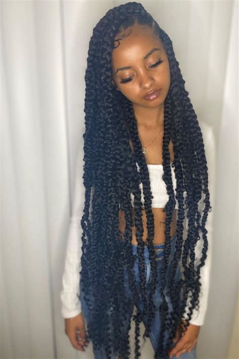 50 Stunning Passion Twists Hairstyles Curly Girl Swag
