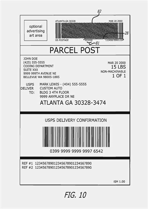 Create a custom shipping label with shopify's free shipping label template. Shipping Address Label Template Sender Address Labels ...