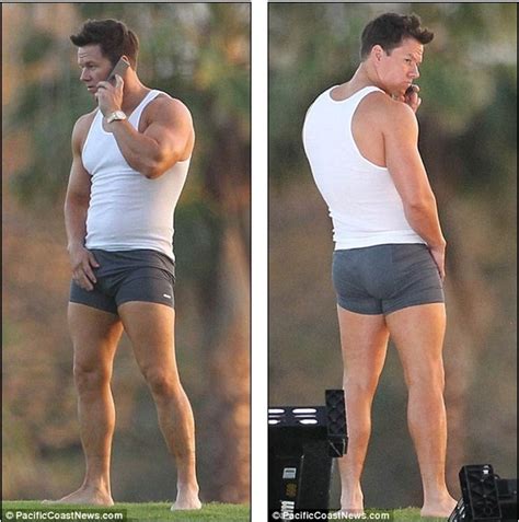 Marky Marks Still Got It Wahlberg Shows Off His Physique In A Tight