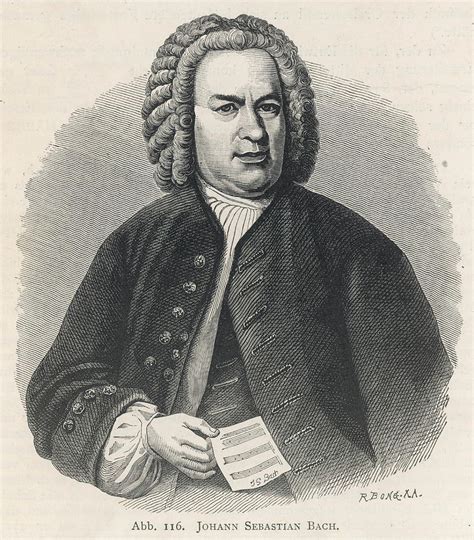 Johann Sebastian Bach German Organist Drawing By Mary