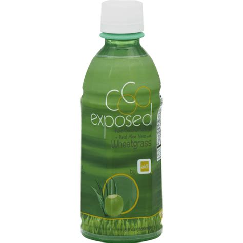 Coco Exposed Pure Coconut Water Real Aloe Vera With Wheatgrass Water