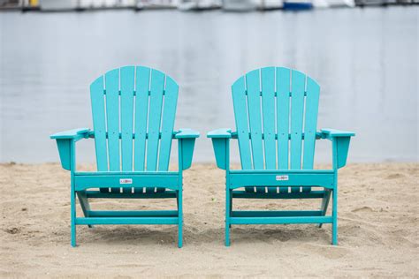 Hampton Aruba Blue Outdoor Patio Adirondack Chair 2 Pack Walmart