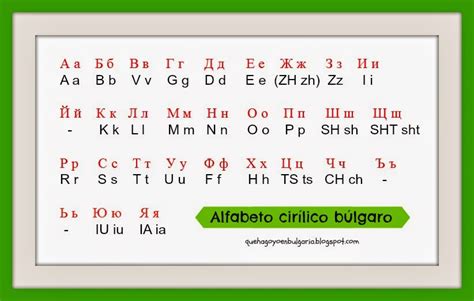 El Alfabeto Cirílico El Primer Paso Para Aprender Búlgaro Mamá Española En Bulgaria