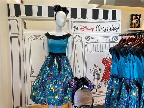 take a look at this haunted mansion print dress we found at the disney dress shop in downtown