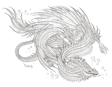 Dragon Coloring Pages Hard - pic-uber