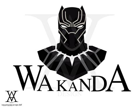Black Panther Clipart Silhouette Vector Instant Download Etsy Israel