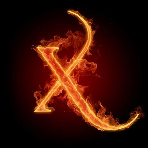 Flames Fire Typography Alphabet Letters Free Wallpaper