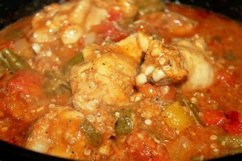 Slow Cooker Smothered Chicken And Okra Creole Contessa Smothered